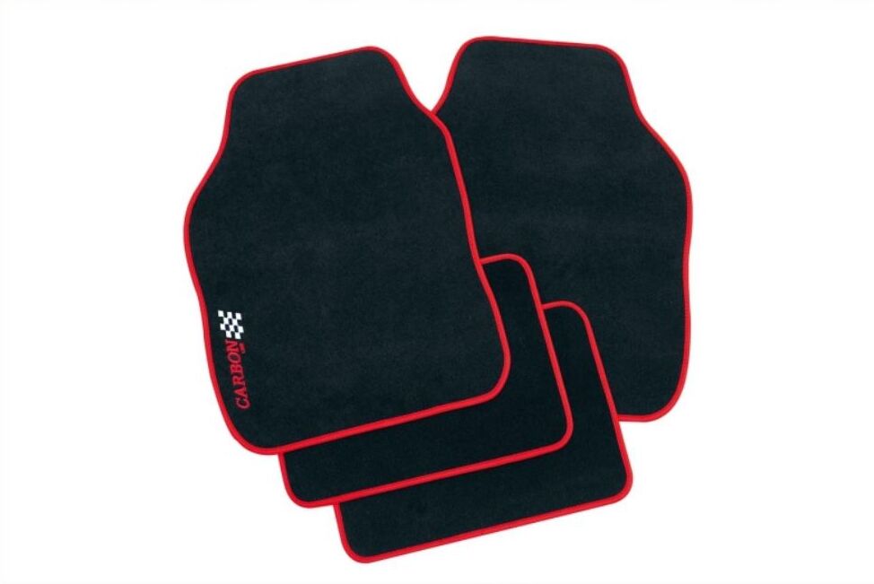 Petex Fußmatte Fußmatten Rand Rot Material Polyester 11380012
