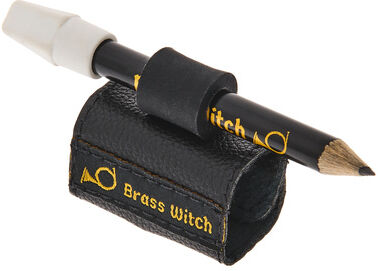Brass Witch Pencil Holder Medium