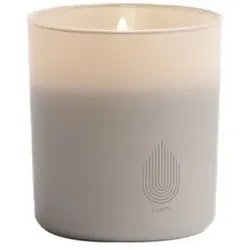 Uyuni LED Glas Stumpenkerze 9,2 x 10,2cm sandstone