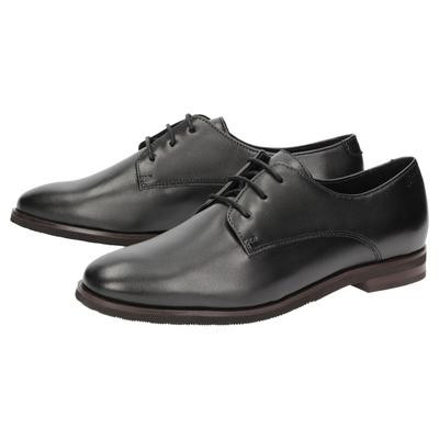 Schnürschuh SIOUX "Bovinia-714", Damen, Gr. 39.5 (UK 6), schwarz, Schuhe Schnürschuh