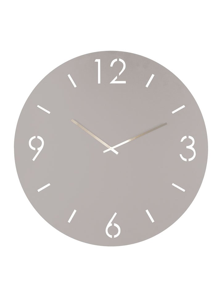 Spinder Design Wanduhr in Beige - Ø 80 cm - onesize
