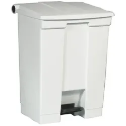 Treteimer Rubbermaid Step-On Classic Container 68 L weiß Mülleimer mit Pedal, feuerfest