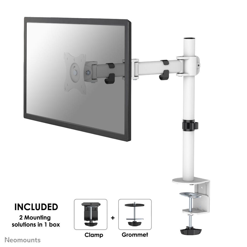Neomounts NM-D135WHITE Monitor Tischhalterung