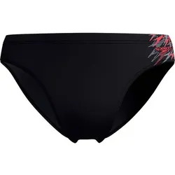 SPEEDO Badehose Medley Logo Brief 7cm, Größe 5 in Schwarz Schwarz