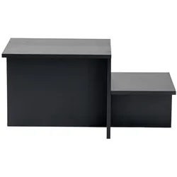 COUCHTISCH mit 2 Ebenen - harmony 77/40/40 cm