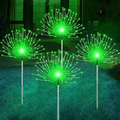 Uplift Picks Solar Garden Firework Lights Create Dazzling Outdoor Displays For Every Celebration green 60 Leds 2 Pcs