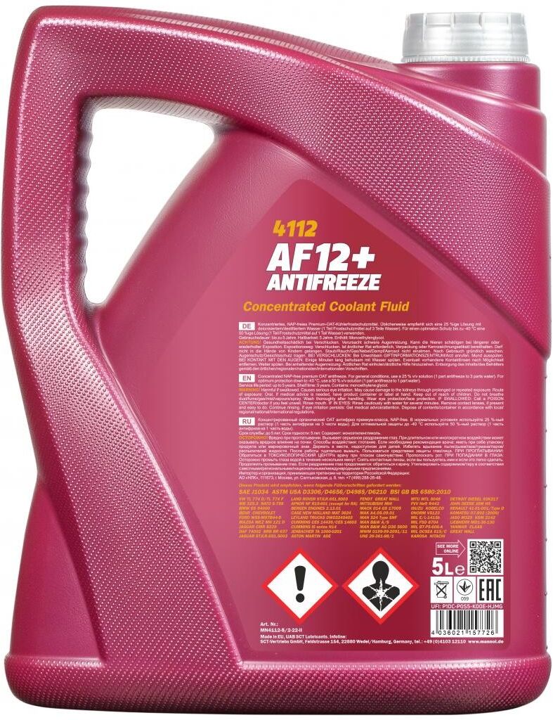 MANNOL MN4112-5 Antifreeze