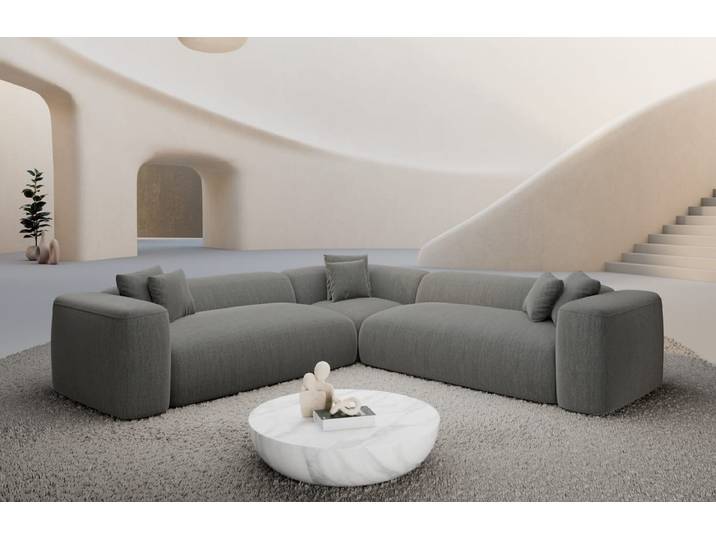 Stoff Ecksofa Alcudia L-Form