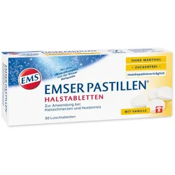 EMSER PASTILLEN® Halstabletten mit Vanillegeschmack 30 St