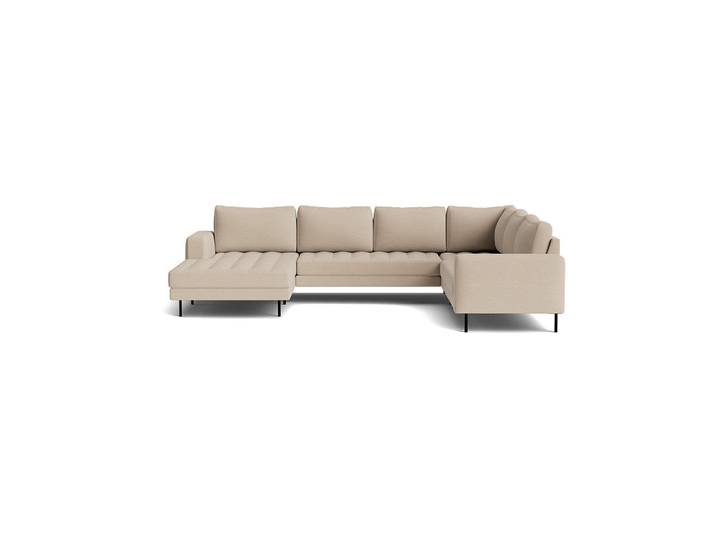 Rouge U-Form Sofa, links