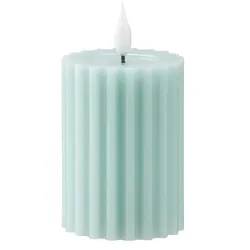 HOME STORY LED Kerze   ¦ blau ¦ Paraffin,Kunststoff ¦ Maße (cm): H: 13  Ø: 7.5