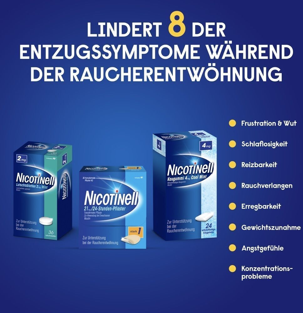 Nicotinell 21 mg/24-Stunden-Pflaster 52,5mg 30 St Pflaster transdermal