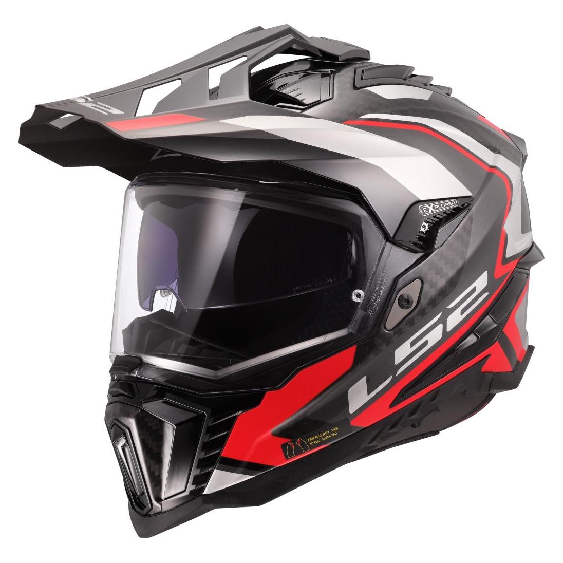 LS2 MX701 EXPLORER C FRONTIER II Integralhelm (XL) (467016408XL)