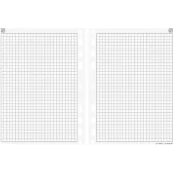 5x Idé, Agenda, Notizen kariert Timing 1 A5 7065451.2 24 Blatt, 148x210mm (A5, 1 Monat / 1 Seite)