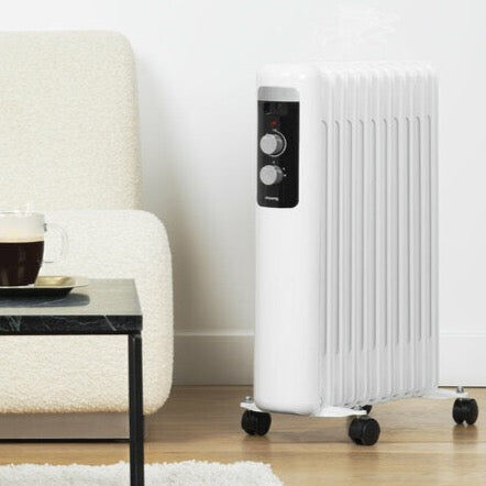 Ⓜ️🔵🔵🔵 H.Koenig WARM90 - Termosifone ad olio, Radiatore portatile a BASSISSIMO CONSUMO E