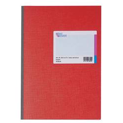 König & Ebhardt Kladde 8614271 Notizbuch kariert Rot 48 Blatt DIN A4