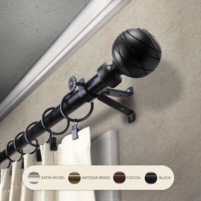 InStyleDesign Desmond Adjustable Curtain Rod