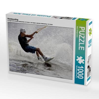 CALVENDO Puzzle Wakeboarding | 1000 Teile Lege-Größe 64 × 48 cm Foto-Puzzle für glückliche Stunden