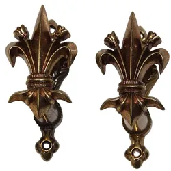 Wandhalter Set Lilie Gold