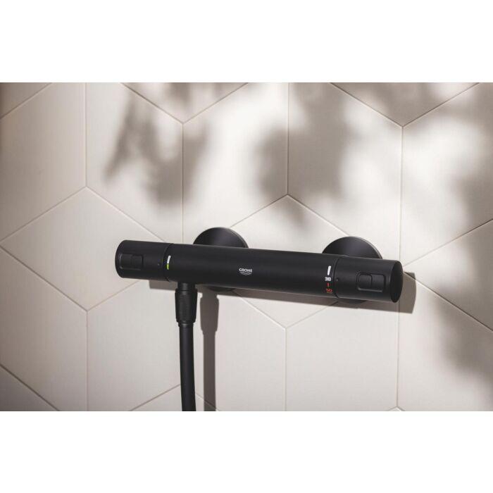 Grohe Precision Start Brausethermostat 345942430 schwarz matt, Aufputz