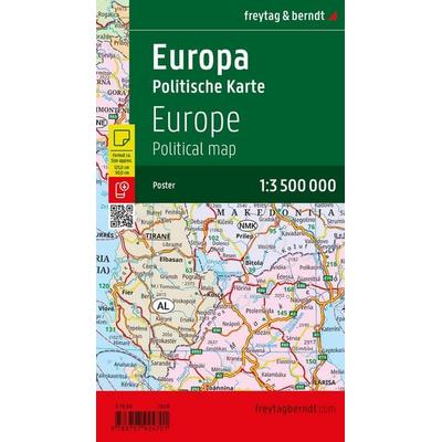 freytag & berndt Poster Europa politisch 1:3,5 Mio., Karte von , KOMPASS Freytag & Berndt, 978-3-7079-2470-1