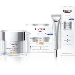 Eucerin Anti-Age HYALURON-FILLER Tagespflege LSF30 und Augenpflege Set 1 Sparset