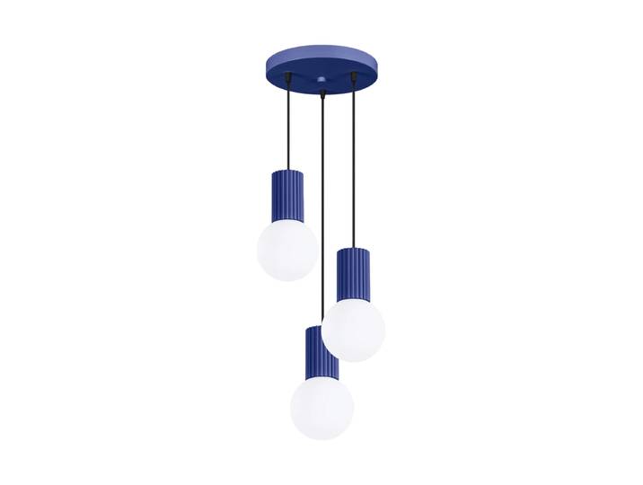 Design Pendellampe „Halo“, 3-flammig Ultramarine Sollux Lighting