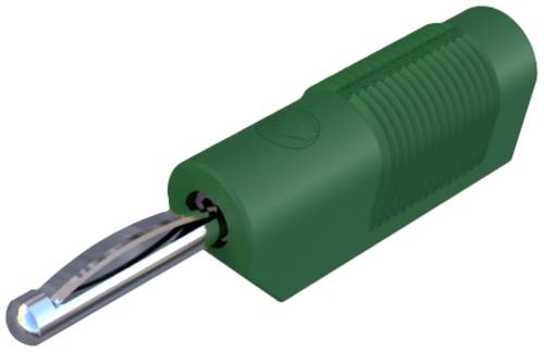 Hirschmann Test & Measurement VSB 20 Bananenstecker Stecker, gerade Stift-Ø: 4mm Grün