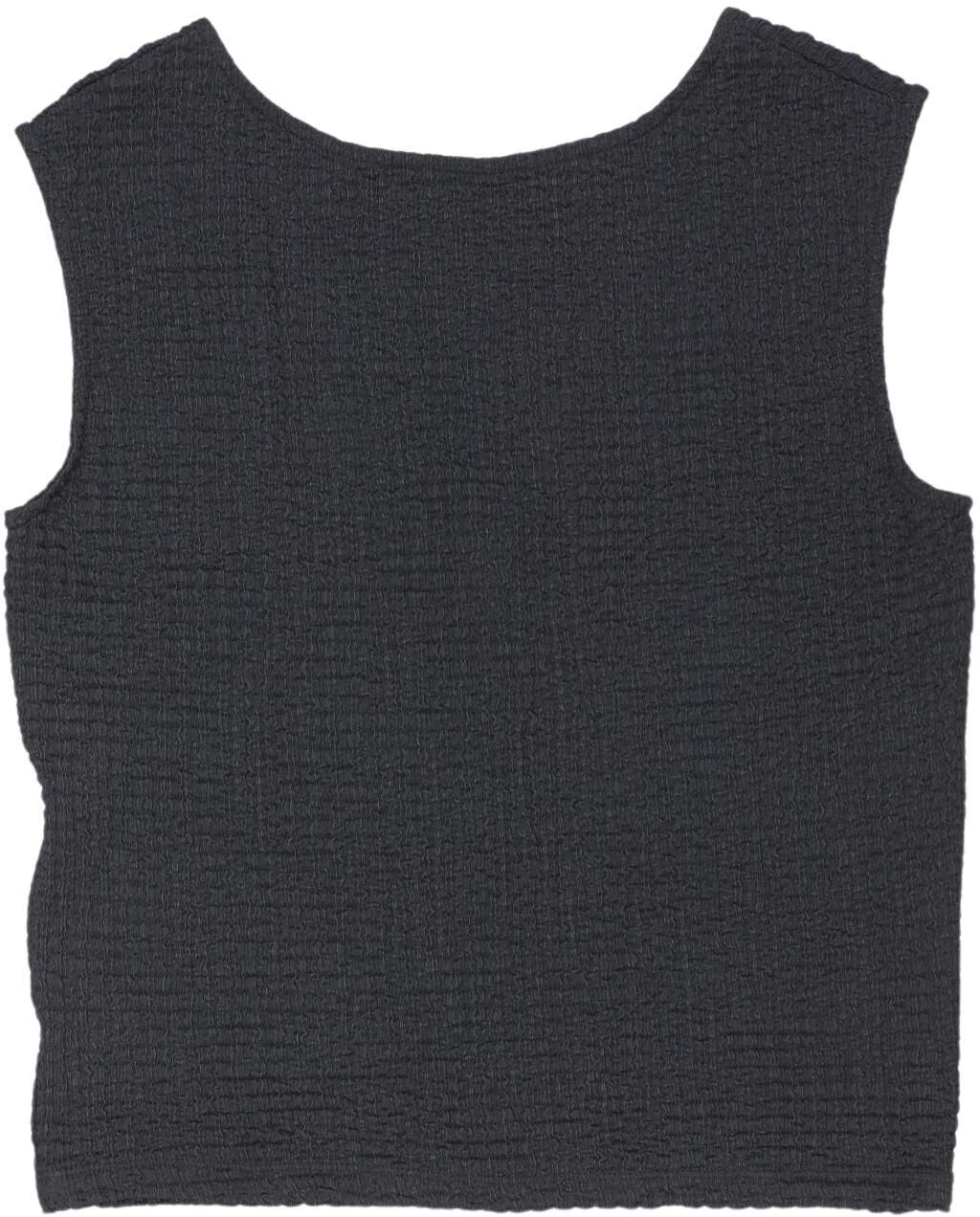 Kauf dich glucklich Damen Top, Grau, Gr. L, Elasthan / Synthetik - Second Hand