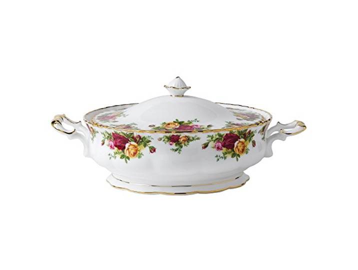 Royal Albert Old Country Roses Gemüseschale mit Deckel, 1,4 l, mehrfarbig