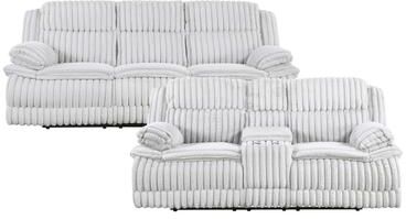 Fremont & Park Medora Corduroy 2-Piece Manual Reclining Living Room Sofa Set