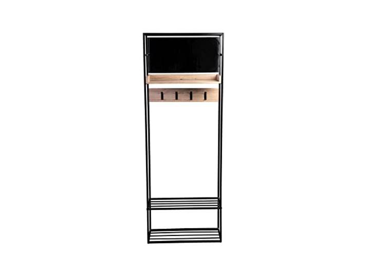 M2 Kollektion Garderobe Peru in schwarz, B/H/T = 65x180x30cm