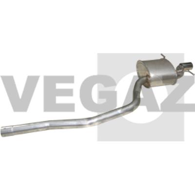 VEGAZ Endschalldämpfer MOS-288 hinten für BMW