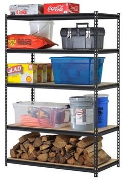 fastbuy 5 Tier Heavy Duty Storage Shelf Garage Shelving Unit Bookcase 2 Colors