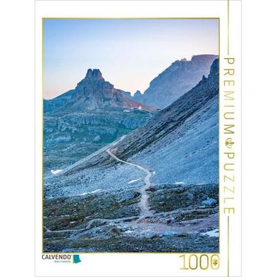 CALVENDO Puzzle Blick vom Paternsattel zur Dreizinnenhütte kurz vor Sonnenaufgang | 1000 Teile Lege-Größe 64x48cm Foto-Puzzle für glückliche Stunden