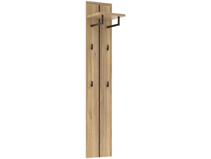 Xora Garderobenpaneel, Eichefarben, Metall, 30x160x30 cm, Garderobe, Garderoben-Sets & Garderoben-Serien, Garderoben-Serien