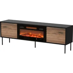 TV-LOWBOARD Cortina 180 mit Elektrische Kamin