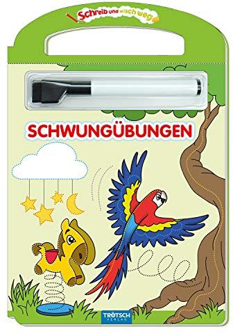 Trötsch Verlag GmbH & Co. KG - Schreib und Wisch Weg Erste Schwungübungen mit Stift: 24 Seiten (Schreib und Wisch Weg Lernhefte, Band 2) - Preis vom 14.10.2026 23:07:16 h