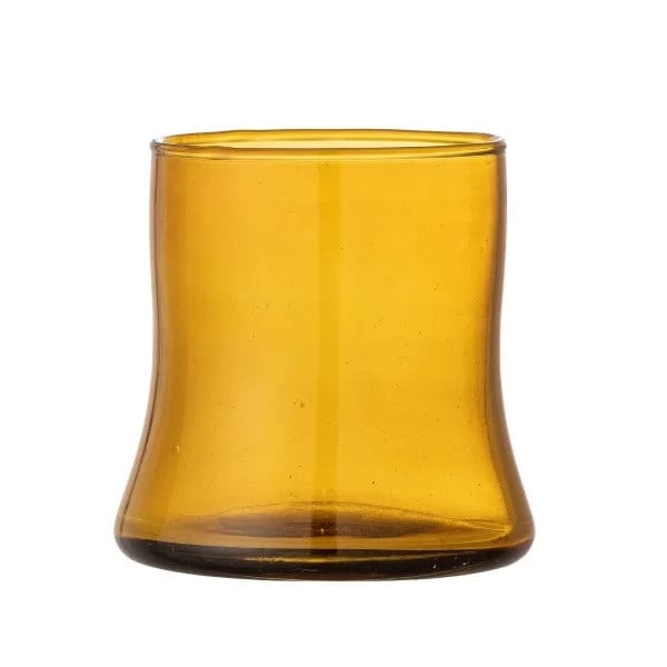 Bloomingville Florentine set van 6 bruine glazen waterglazen van 300 ml