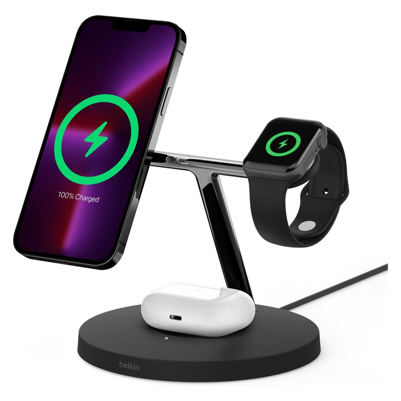 Belkin 3IN1 (15 W) (WIZ009vfBK-APL)