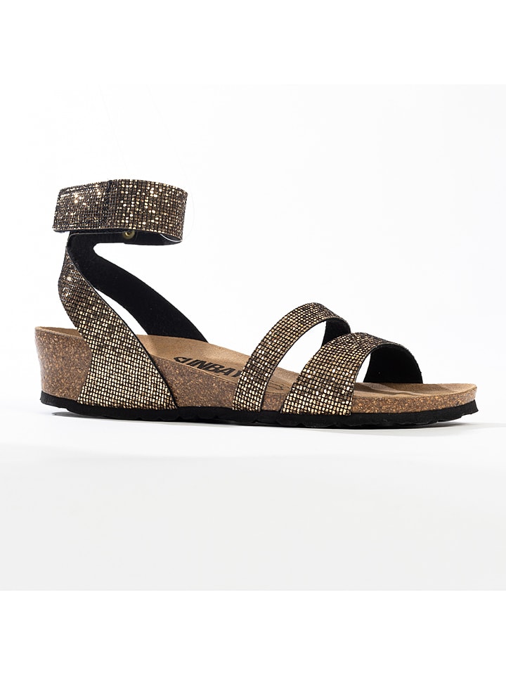 Sunbay Keilsandaletten "Rama" in Gold - 37