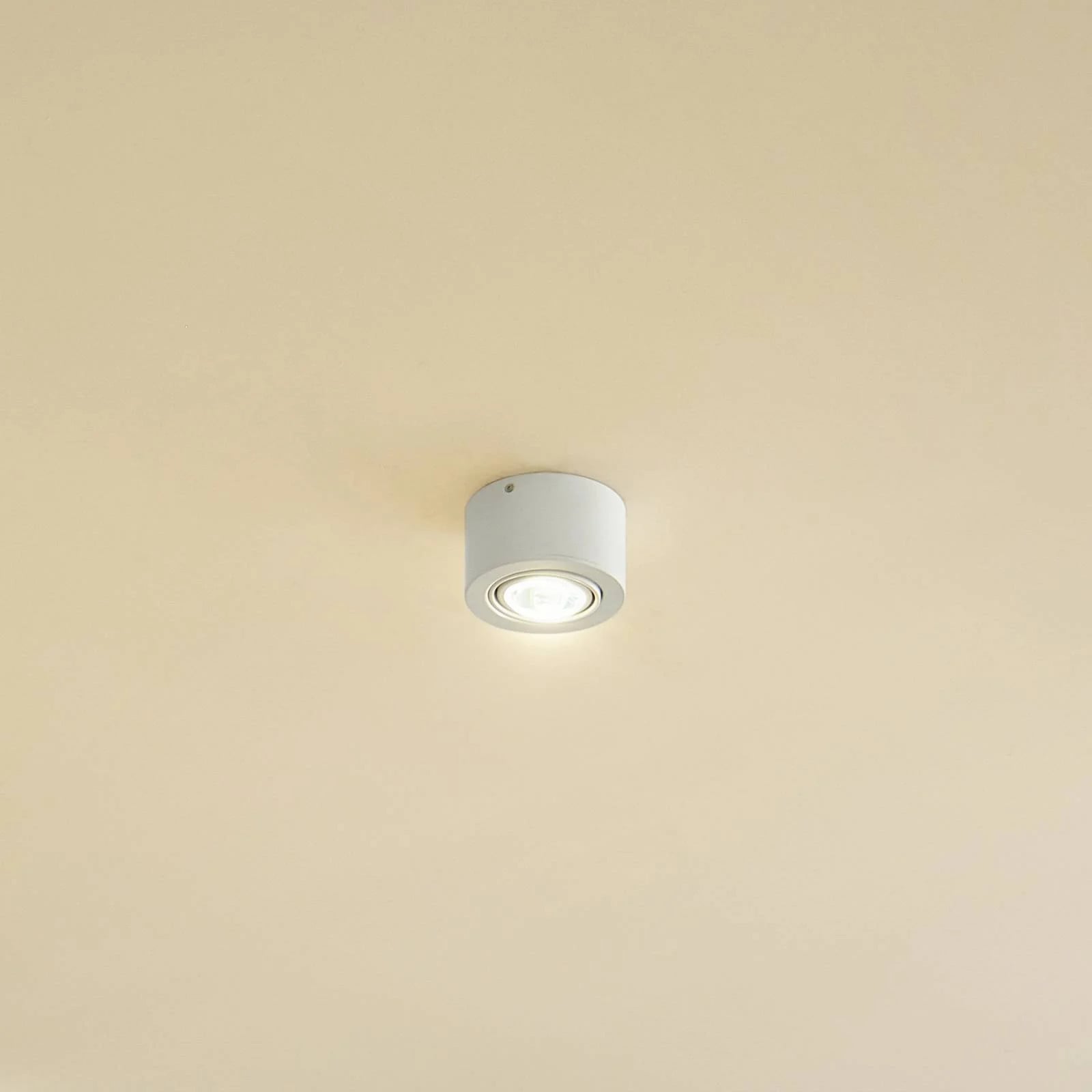 Lindby Plafondlamp Jyla, Modern, Wit, Dimbaar