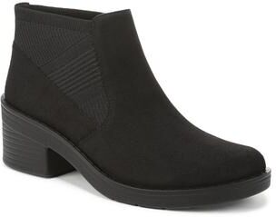 Women's Outlook Knit Ankle Boot by LifeStride in Black Fabric (Size 6 1/2 M)