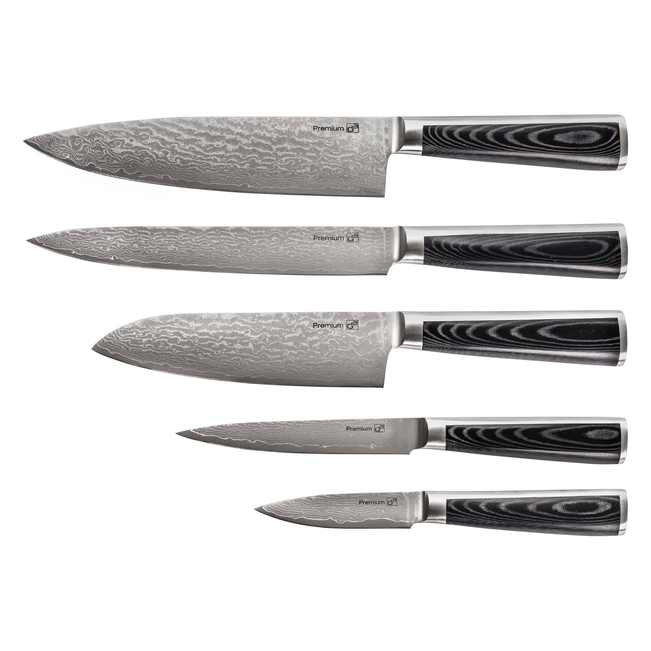 G21 Knife set Damascus Premium 6002260 5 pcs (6002260)