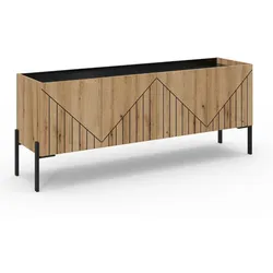 Ebuy24 Neo TV Tisch 4 Türen Eiche Dekor.