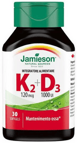 Jamieson Vitamina K2+D3 Integratore 30 Perle