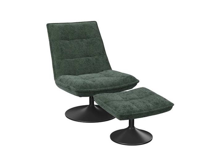 Relaxliege Kairo grün Sitzfläche drehbar, B: 71 cm