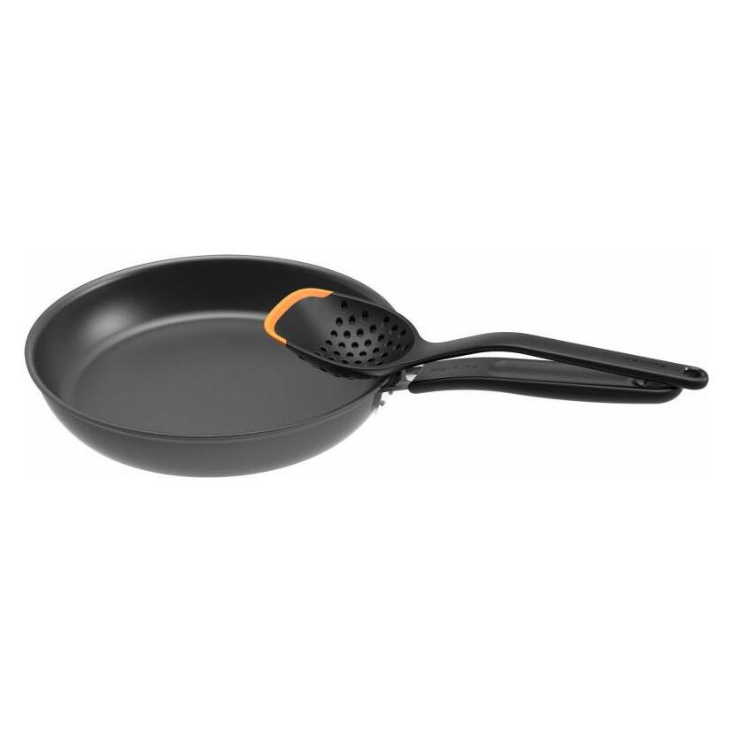 Fiskars 1027302 Sieblöffel, schwarz (1027302)