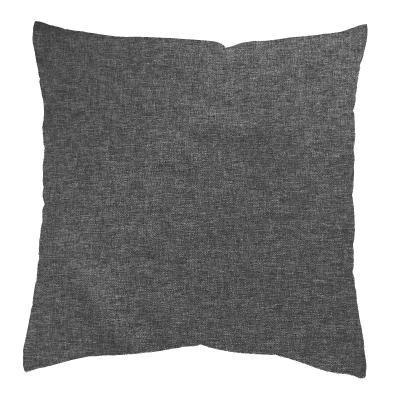 Dekokissen HOME WOHNIDEEN "LUCIO 1ER PACK MIT FÜLLUNG" Gr. 1, grau (anthrazit, unifarben), B:40cm L:40cm, Polyester, Dekokissen_Sitzkissen_Kissenhüllen