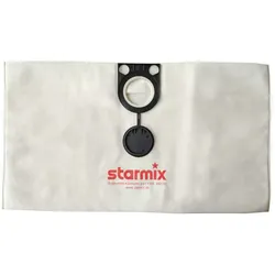 starmix, Industriestaubsauger Zubehör, Filterbeutel Vlies (5 Stck, doppellagig, Inhalt 30-35 Liter, fr NSG-/NTS-/HS-/GS und ISC-